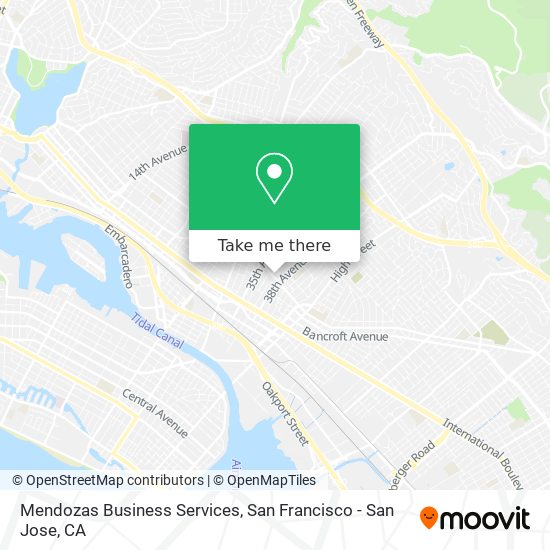 Mapa de Mendozas Business Services