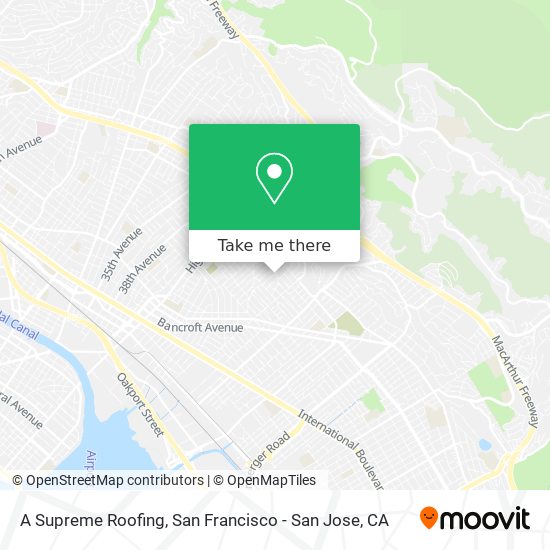 A Supreme Roofing map