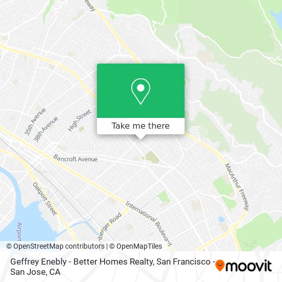 Geffrey Enebly - Better Homes Realty map