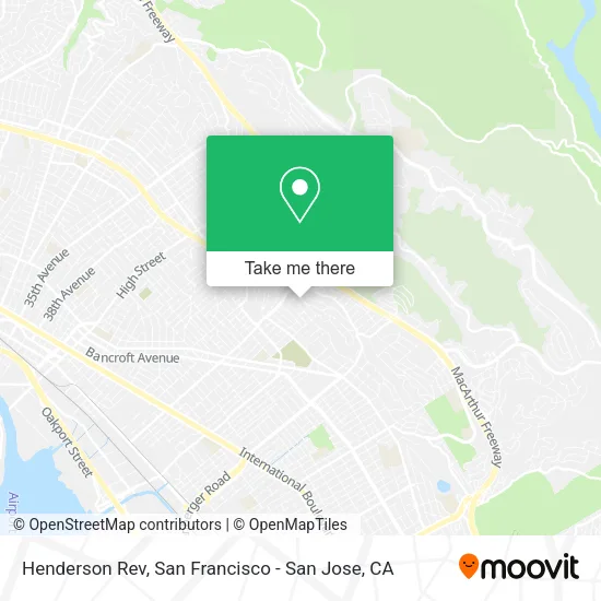 Henderson Rev map