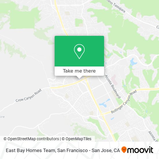 East Bay Homes Team map