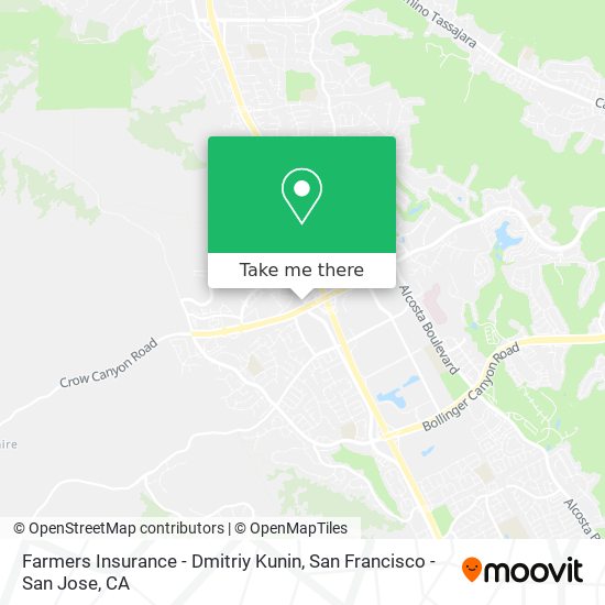 Farmers Insurance - Dmitriy Kunin map