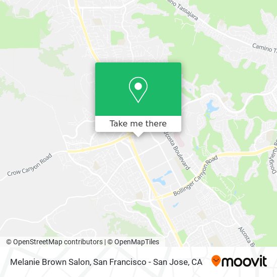 Melanie Brown Salon map