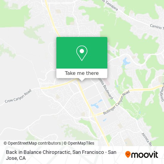 Back in Balance Chiropractic map