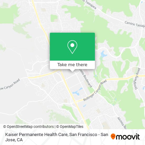 Kaiser Permanente Health Care map