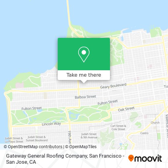 Mapa de Gateway General Roofing Company