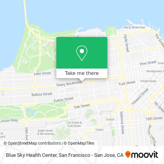 Blue Sky Health Center map