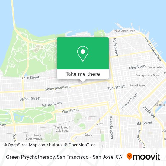 Green Psychotherapy map