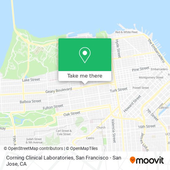 Mapa de Corning Clinical Laboratories