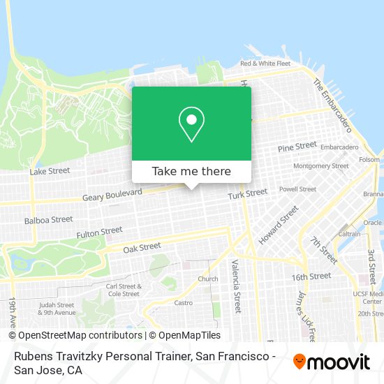 Rubens Travitzky Personal Trainer map