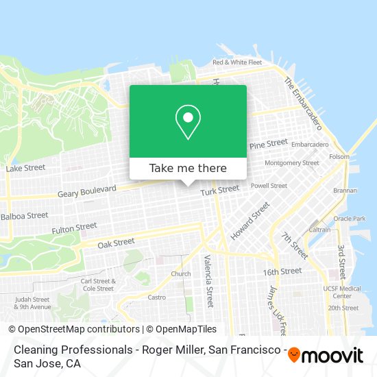 Mapa de Cleaning Professionals - Roger Miller