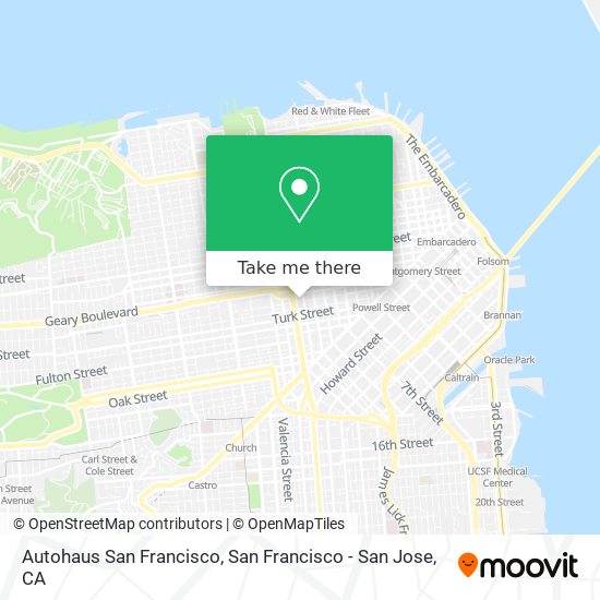 Mapa de Autohaus San Francisco