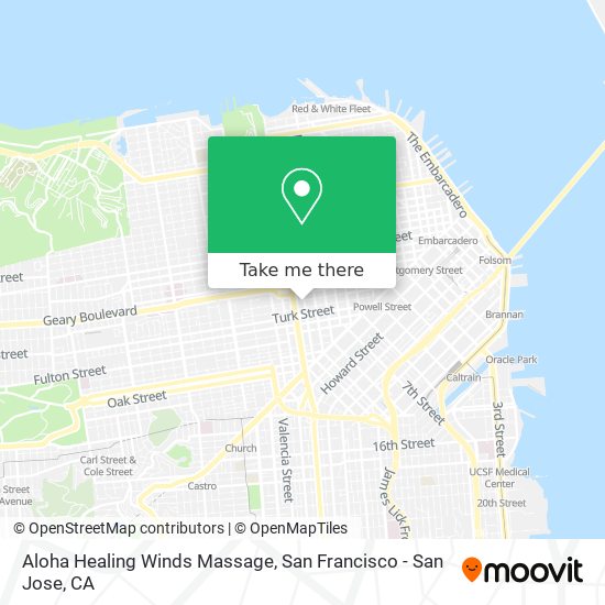 Aloha Healing Winds Massage map