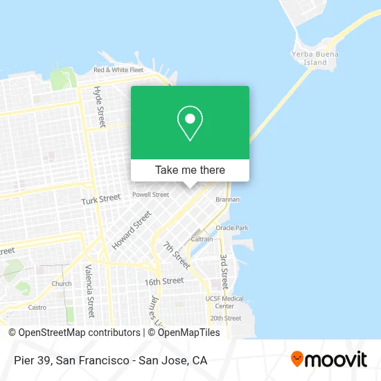 Pier 39 map