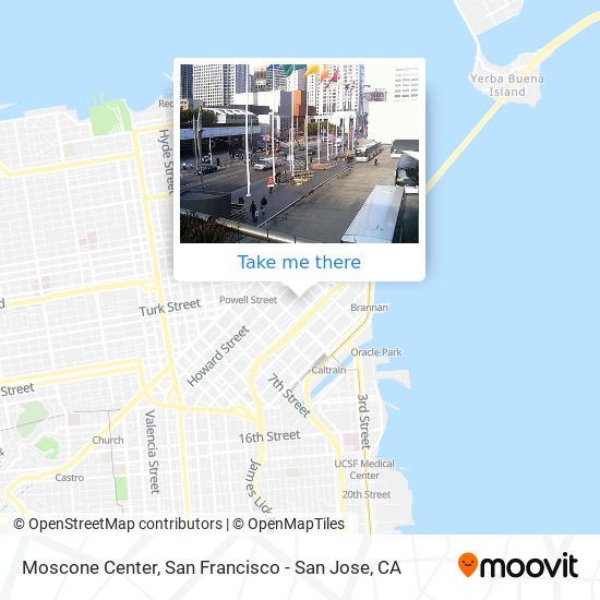 Moscone Center map
