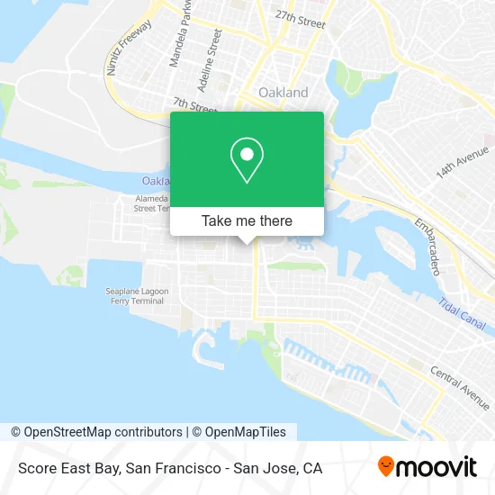 Mapa de Score East Bay