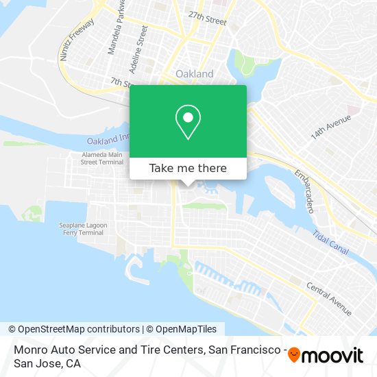 Monro Auto Service and Tire Centers map