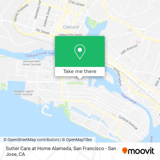 Mapa de Sutter Care at Home Alameda