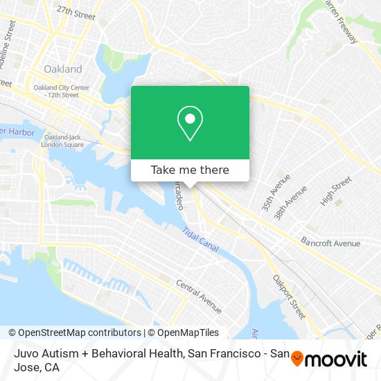 Mapa de Juvo Autism + Behavioral Health