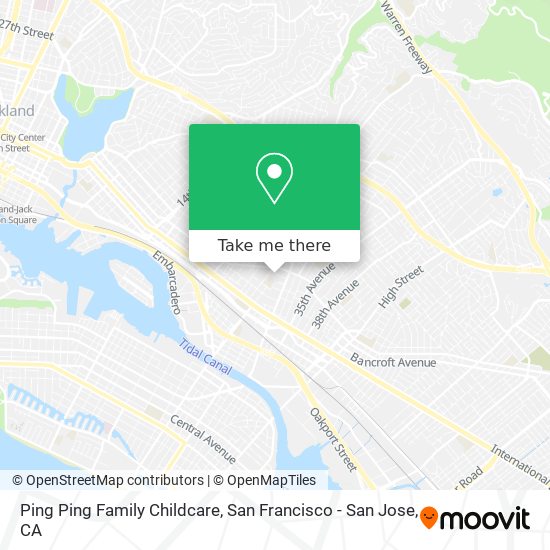 Ping Ping Family Childcare map