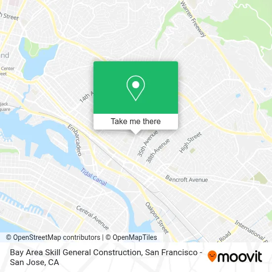 Bay Area Skill General Construction map