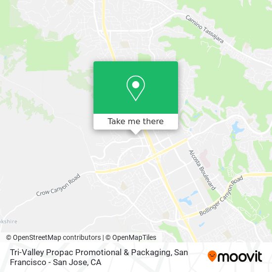 Tri-Valley Propac Promotional & Packaging map