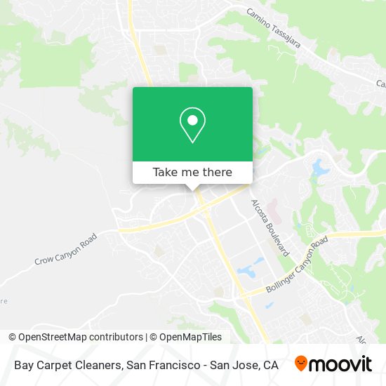 Bay Carpet Cleaners map