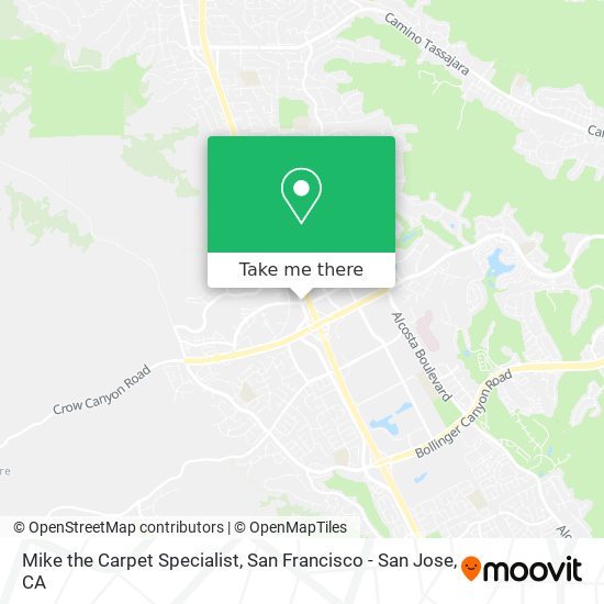 Mike the Carpet Specialist map