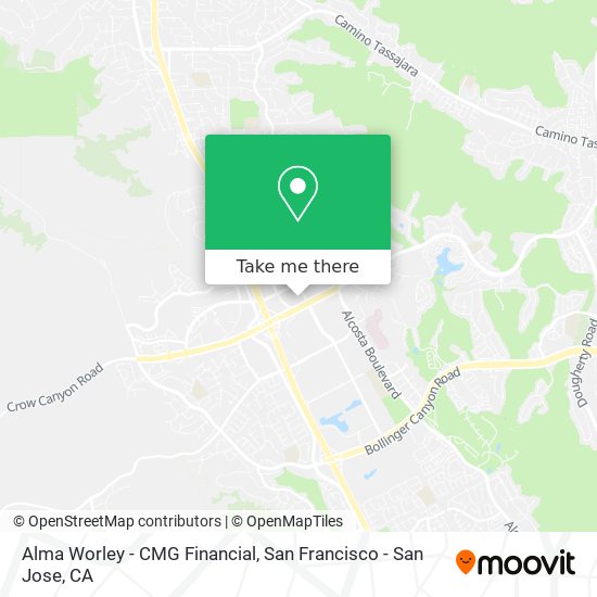 Mapa de Alma Worley - CMG Financial