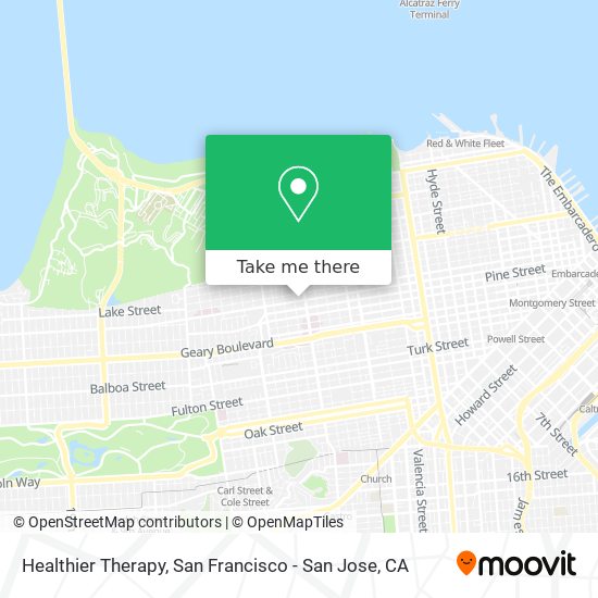 Healthier Therapy map