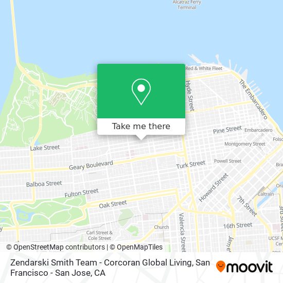 Zendarski Smith Team - Corcoran Global Living map