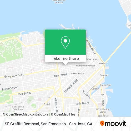 SF Graffiti Removal map