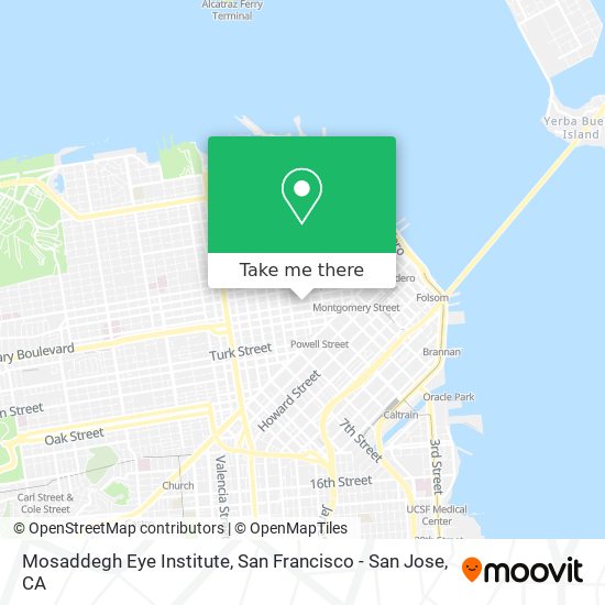 Mapa de Mosaddegh Eye Institute