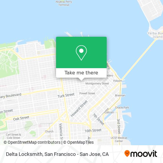 Delta Locksmith map