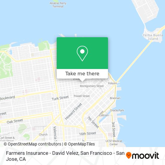 Farmers Insurance - David Velez map
