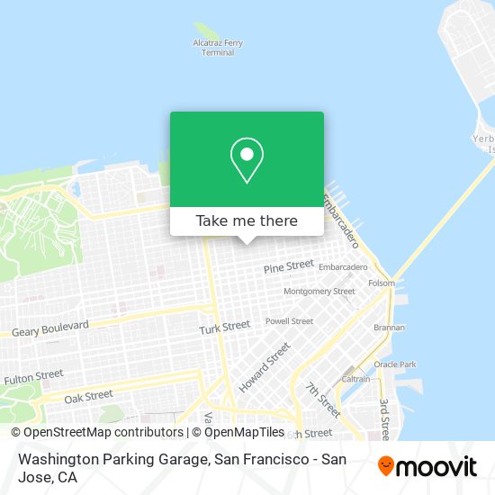 Washington Parking Garage map