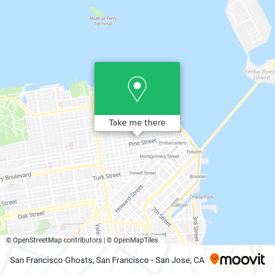 San Francisco Ghosts map