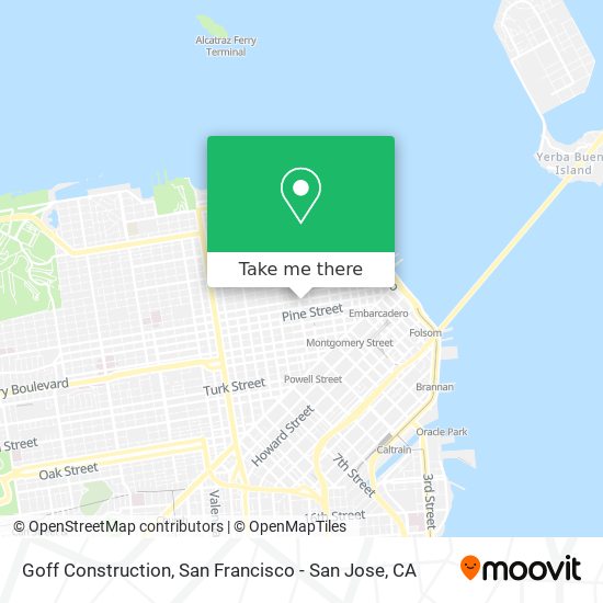 Goff Construction map