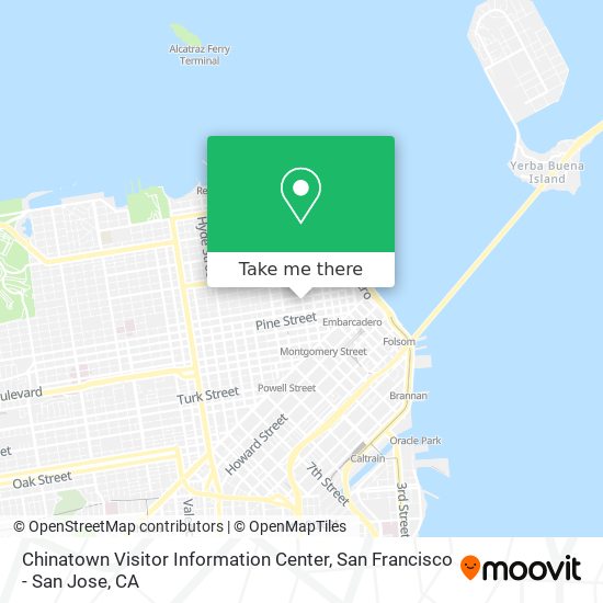 Mapa de Chinatown Visitor Information Center