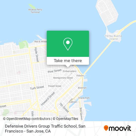 Defensive Drivers Group Traffic School map