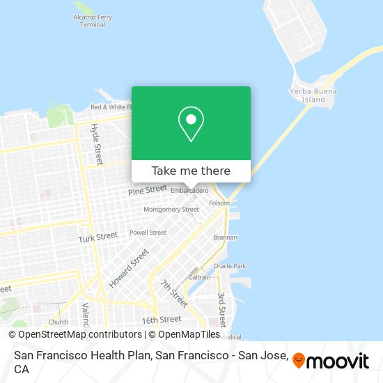 San Francisco Health Plan map