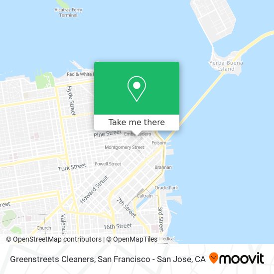 Greenstreets Cleaners map