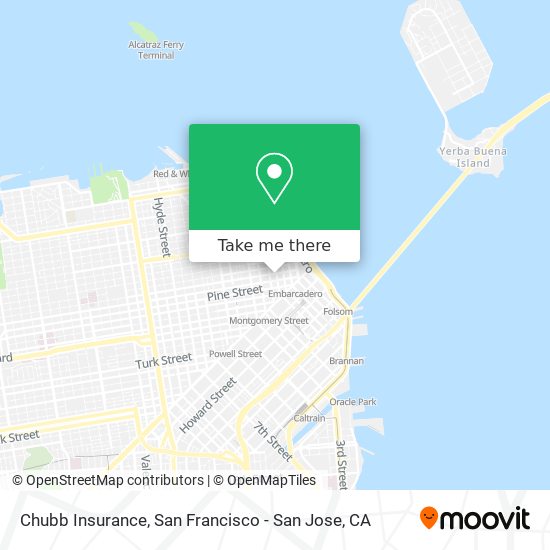 Mapa de Chubb Insurance