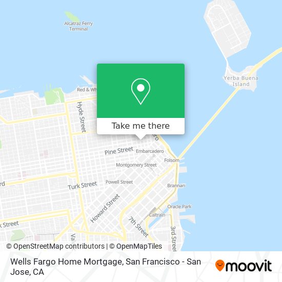 Mapa de Wells Fargo Home Mortgage