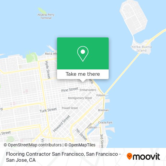 Mapa de Flooring Contractor San Francisco