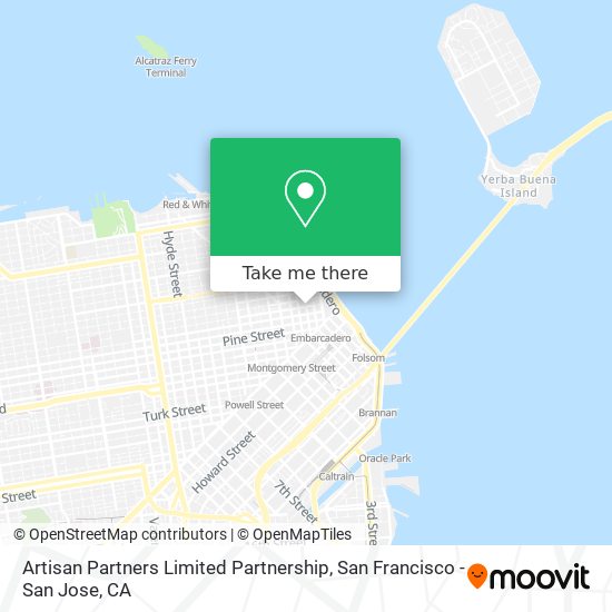 Artisan Partners Limited Partnership map