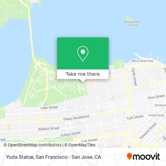 Mapa de Yoda Statue