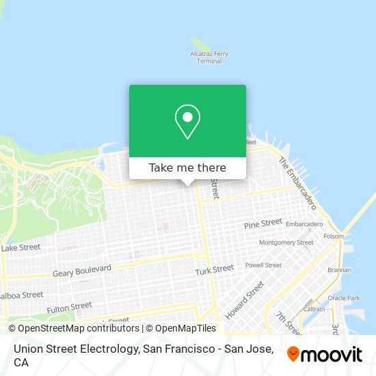 Union Street Electrology map