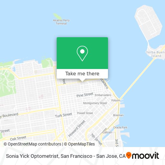 Sonia Yick Optometrist map