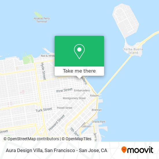Aura Design Villa map